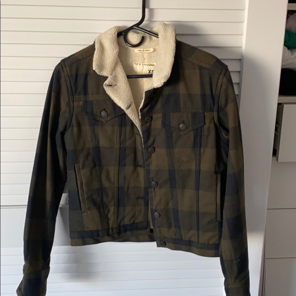 Sherpa Plaid Jacket